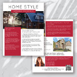 Flyer Promocional da Newsletter de setembro da Real Esta<br><div class="desc">Esta newsletter do marketing imobiliário HOME STYLE aumentará a conscientização sobre a marca e gerará novas pistas. A design moderna irá chamar a atenção de seus clientes potenciais e avisá-los que você é o agente imobiliário amistoso e conhecedor.</div>