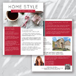 Flyer Promocional da Newsletter Real Estate de dezembro<br><div class="desc">🏡 Esta newsletter sobre marketing imobiliários do HOME STYLE aumentará sua conscientização sobre a marca e gerará novas pistas. A design moderna irá chamar a atenção de seus clientes potenciais e avisá-los que você é o agente imobiliário amistoso e conhecedor. 📝 O modelo é fácil de editar usando o formulário...</div>