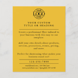 Flyer Promocional de logotipo simples para empresas amar