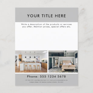 Flyer Promocional profissional 2 Fotografia e texto