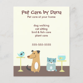 Flyer Publicidade de Pet Sitter
