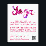 Flyer Publicidade moderna à classe Yoga rosa tenra<br><div class="desc">Folhetos De Publicidade Modernos De Classe Yoga Cor-De-Rosa,  Por Loja De Cartão de visita.</div>