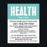Flyer Publicidade moderna na loja de Comidas de saúde<br><div class="desc">Folhetos De Publicidade Da Loja De Comidas De Saúde Moderna Por Cartão de visita.</div>