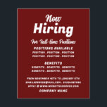 Flyer Publicidade para Recrutamento de Vagas de Tarefas<br><div class="desc">Folhetos Publicitários De Recrutamento De Vagas De Trendy Job Pela Loja De Cartão de visita.</div>