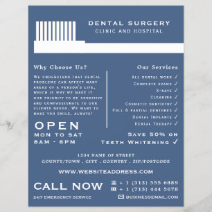 Flyer Qualquer escova de dentes colorida, odontologia, d
