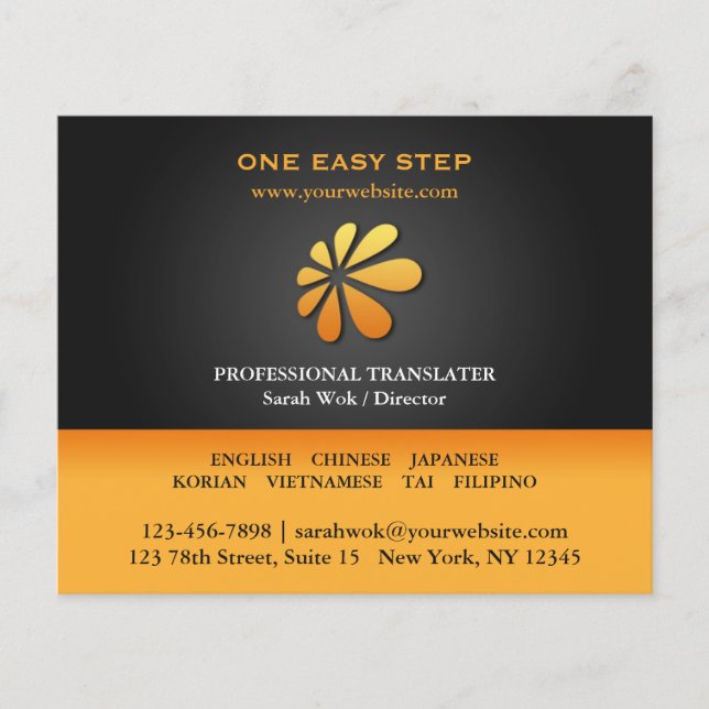 Flyer Qualquer logotipo (Frente)