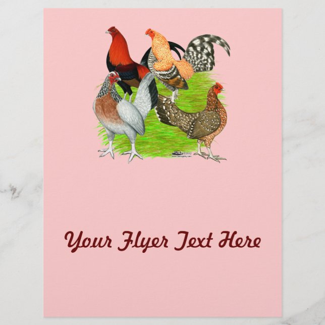 Flyer Quarteto de Old English Game (Frente)