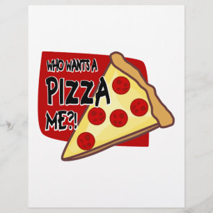 Flyer Quem quer uma pizza mim?!
