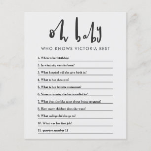 Flyer Querida, chá de fraldas de festa