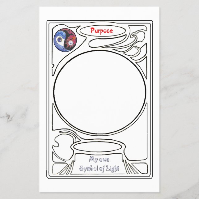 Flyer Rabiscar no símbolo da finalidade (Frente)