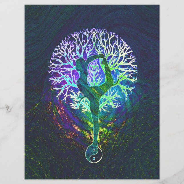 Flyer Rainbow Energy Yin Yang Yoga (Frente)