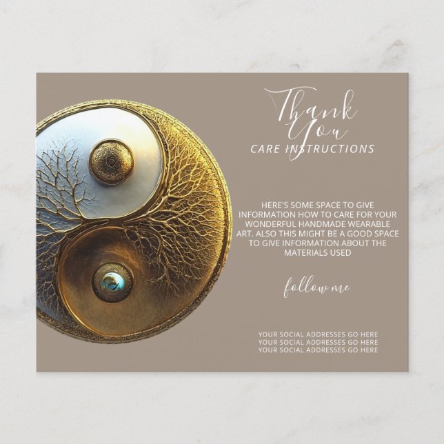 Flyer Raiz da Harmonia | Design Yin Yang (Frente)