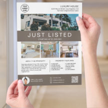 Real Estate House for Sale Logo Foto QR