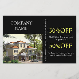 Flyer Realador de Remodelação da Construção de Renovação