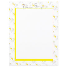 Recebe Páginas de Notebook Lemons Daisy Kitchen Mo