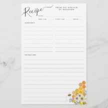 Receita da Cozinha Bumblebee de Honeycomb Floral