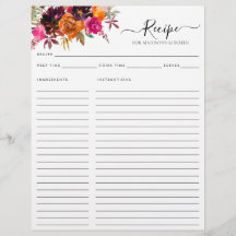 Receita da Cozinha Roxinha da Borgonha Floral