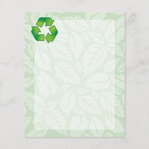Flyer Recycling symbol