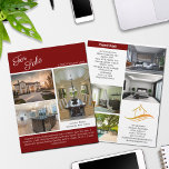 Flyer Red House For Sale Imóveis Listagem 2 Lados<br><div class="desc">Mostre a sua lista neste informador imobiliário lateral com sotaque vermelho. Mande esses folhetos clássicos para potenciais clientes de compra de casa na sua área de realidade. Personalize com o nome da sua empresa imobiliária e os detalhes de contato no verso. Desenhar de novos clientes mostrando essas fotos da casa...</div>