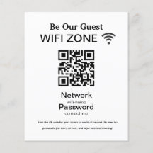 Rede Wifi | Código QR Internet Scan para Conectar