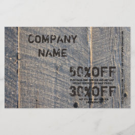 Flyer reforma de madeira grunge Carpintaria Construção