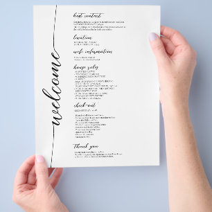 Flyer Regras da Casa do Guia de Boas-vindas do Aluguel d