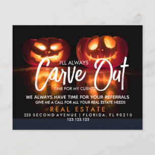 Flyer remessa de abóbora imobiliária Anúncio