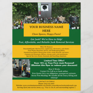 Flyer Remoção de Lixo