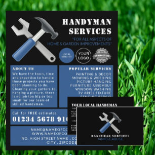 Flyer Repair Tools, Handyman Advertising