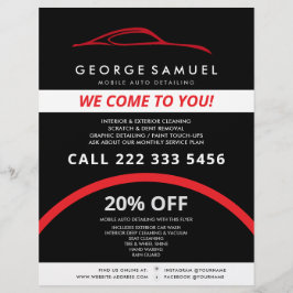 Flyer Reparos Personalizados de Carros e Detalhamento Au