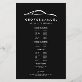 Flyer Reparos Personalizados de Carros e Detalhamento Au