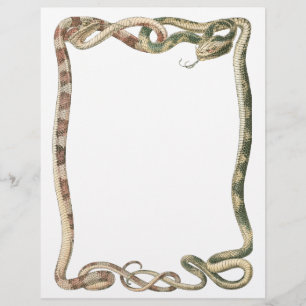 Flyer Répteis Antigos, Serpentes ou Víboras Entrelaçadas