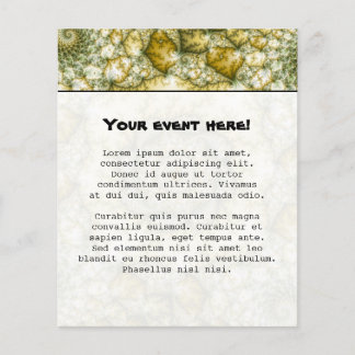 Flyer Reptiliano - Arte Fractal