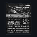 Flyer Retrato do Clube Snooker, Piscina, Advertido do Cl<br><div class="desc">Retrato Do Snooker Club,  Piscina,  Folhetos De Publicidade Do Snooker Club Pela Loja Cartão de visita.</div>