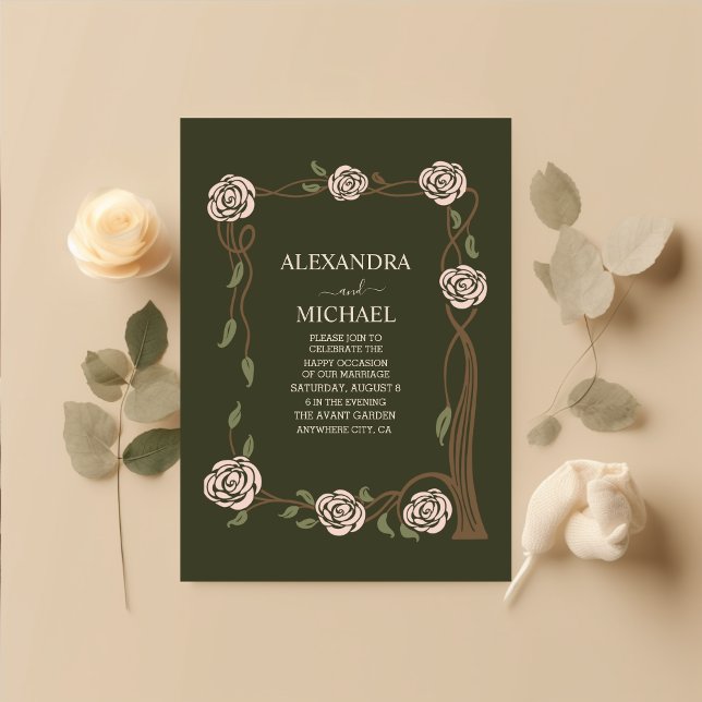 Flyer Retro Floral Retro Chic Boho Orçamento (Criador carregado)