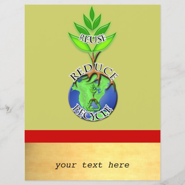 Flyer ReUse o Reciclar ReDuce (Frente)