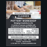 Flyer Rodas de Potter, Classes de Potteria, Potters<br><div class="desc">Rodas De Potência,  Classes De Potência,  Folhetos De Publicidade De Potters Por Loja De Cartão de visita.</div>