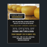 Flyer Rodas de Queijo, Publicidade ao Cheesemonger<br><div class="desc">Rodas De Queijo,  Folhetos Publicitários De Queijo Pela Loja De Cartão de visita.</div>