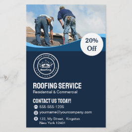 Flyer Roofing Company | Custom Logo Services
