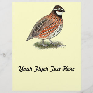 Flyer Rooster Bobwhite Quail