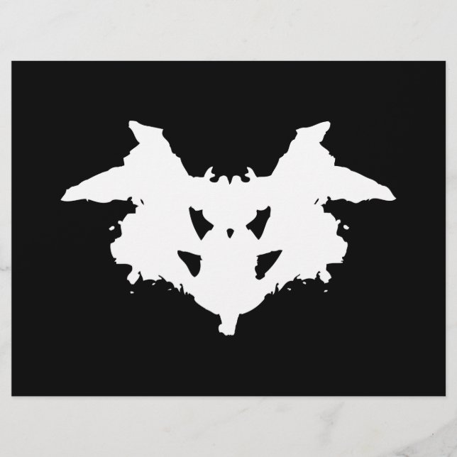 Flyer Rorschach Inkblot (Frente)