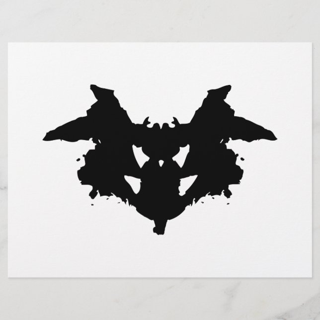 Flyer Rorschach Inkblot (Frente)