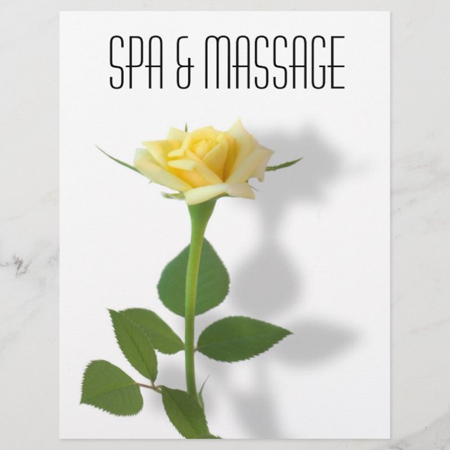 Flyer Rosa amarela (Frente)