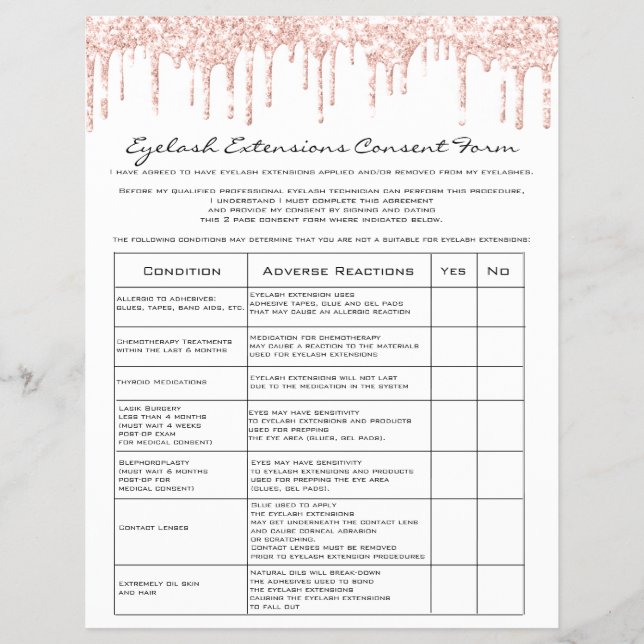 Flyer Rosa Branco de isenção de responsabilidade de exte (Frente)