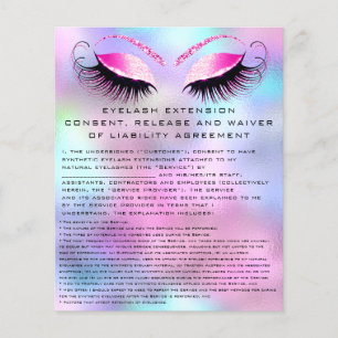 Flyer Rosa do ACORDO, da LIBERAÇÃO E da RENÚNCIA da