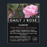 Flyer Rosa Rosa Rosa, Florist, Publicidade em Florestas<br><div class="desc">Rosa Rosa Rosa Rosa,  Florista,  Bandeira Publicitária Florista pela Loja de Cartão de visita.</div>