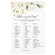 Rosas brancas Greenery Bridal O que há na sua bols