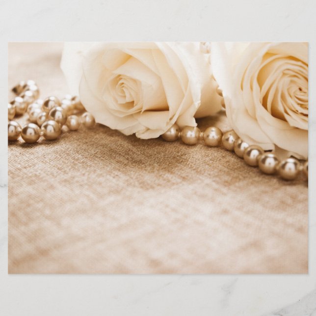 Flyer Rosas e pérolas (Frente)