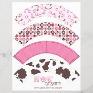 Flyer Rótulos de Garrafas de Água Ocidental para Cowboy