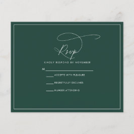 Flyer RSVP de Esmeraldas de Orçamento